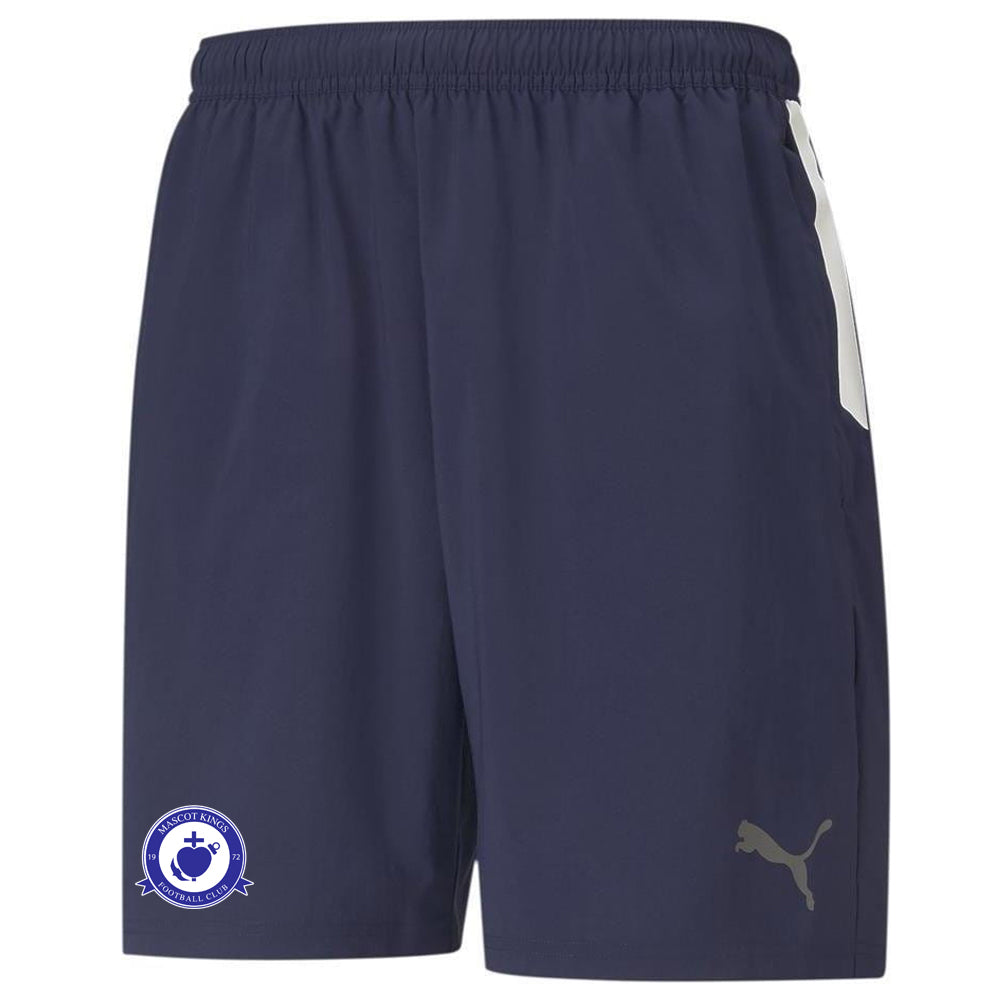 PUMA MASCOT KINGS FC ACTIVE WOVEN TRAINING SHORTS NAVY-ADULTS