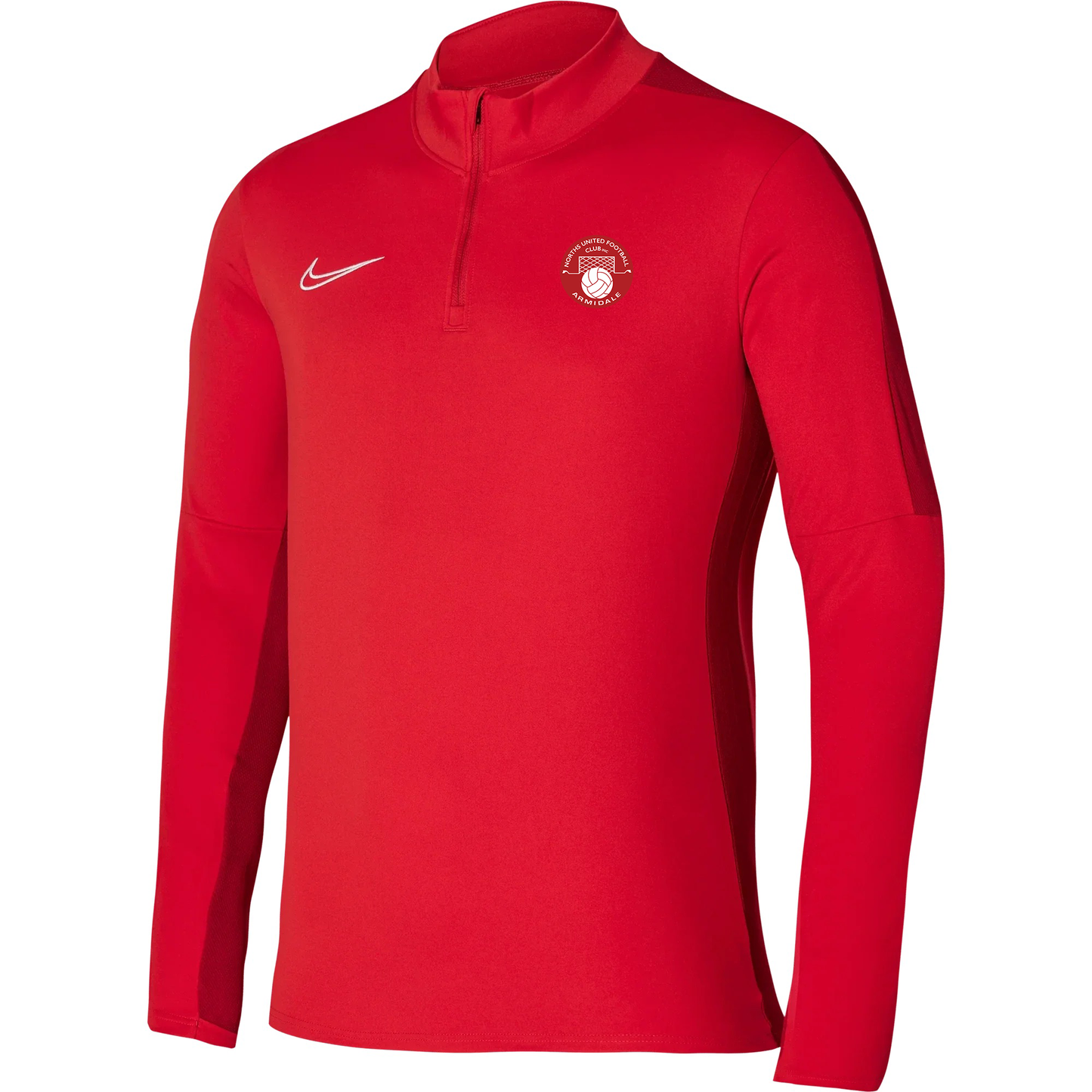 NIKE NORTHS UNITED FC DRI-FIT ACADEMY 23 DRILL TOP RED-ADULTS