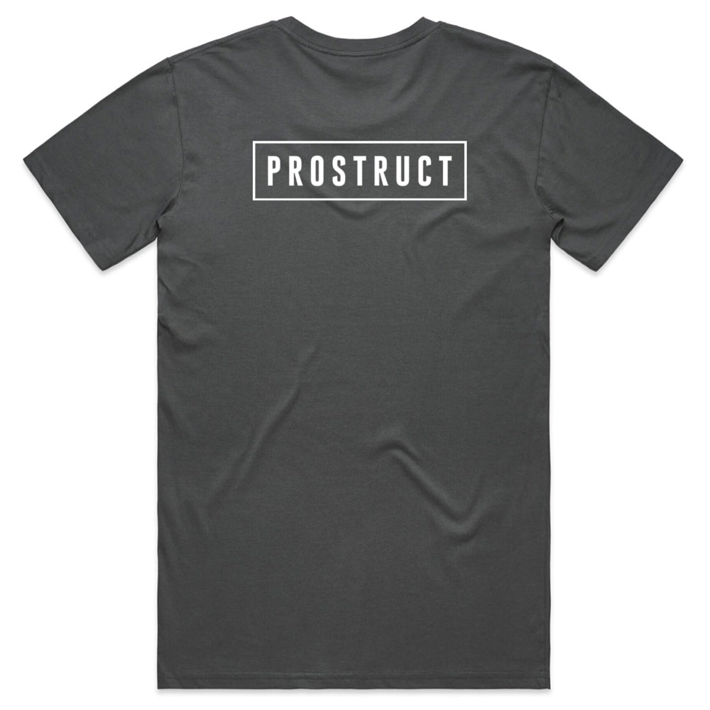 PROSTRUCT AS COLOUR STAPLE TEE CHARCOAL MEN'S