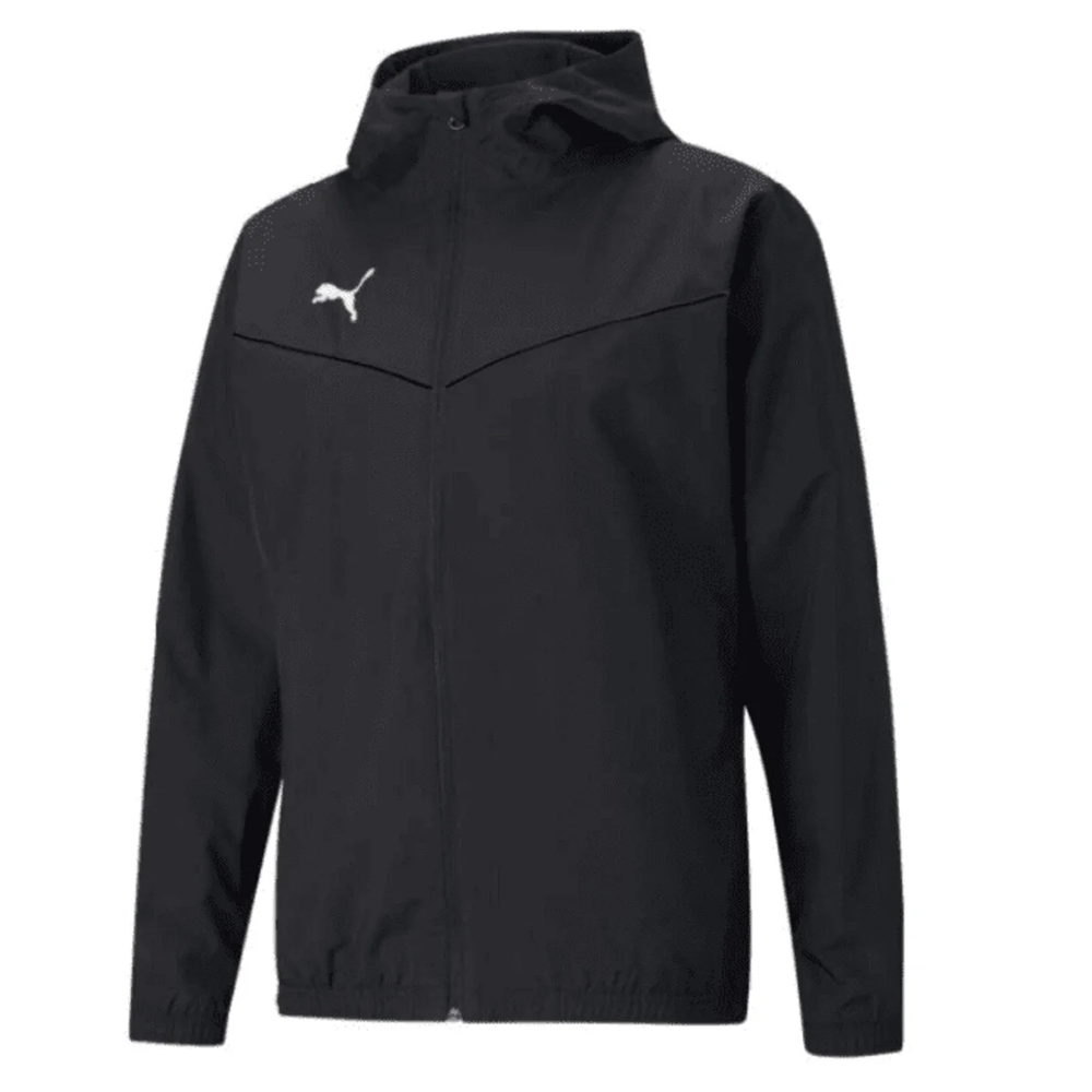 PUMA TEAM RISE ALL WEATHER JACKET BLACK ADULTS