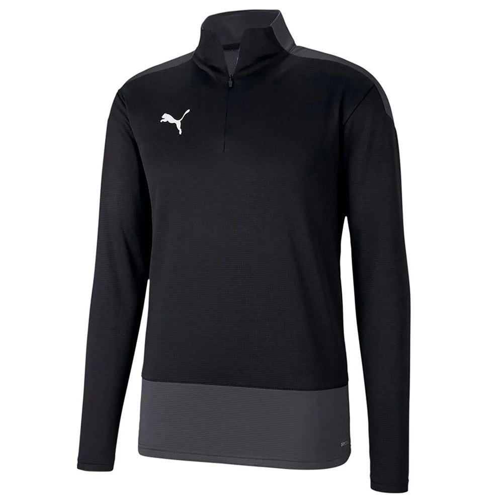 PUMA TEAM GOAL 23 1/4 ZIP JACKET BLACK MENS