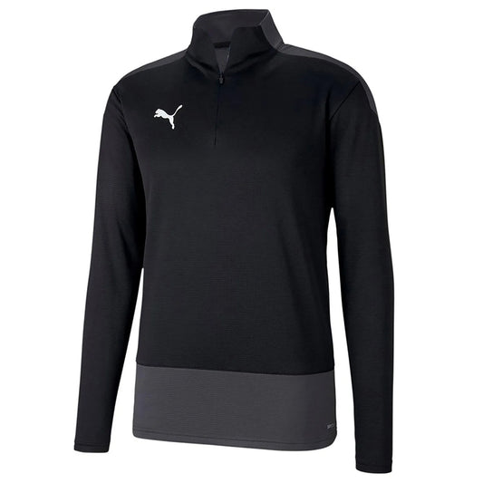 PUMA TEAM GOAL 23 1/4 ZIP JACKET BLACK MENS