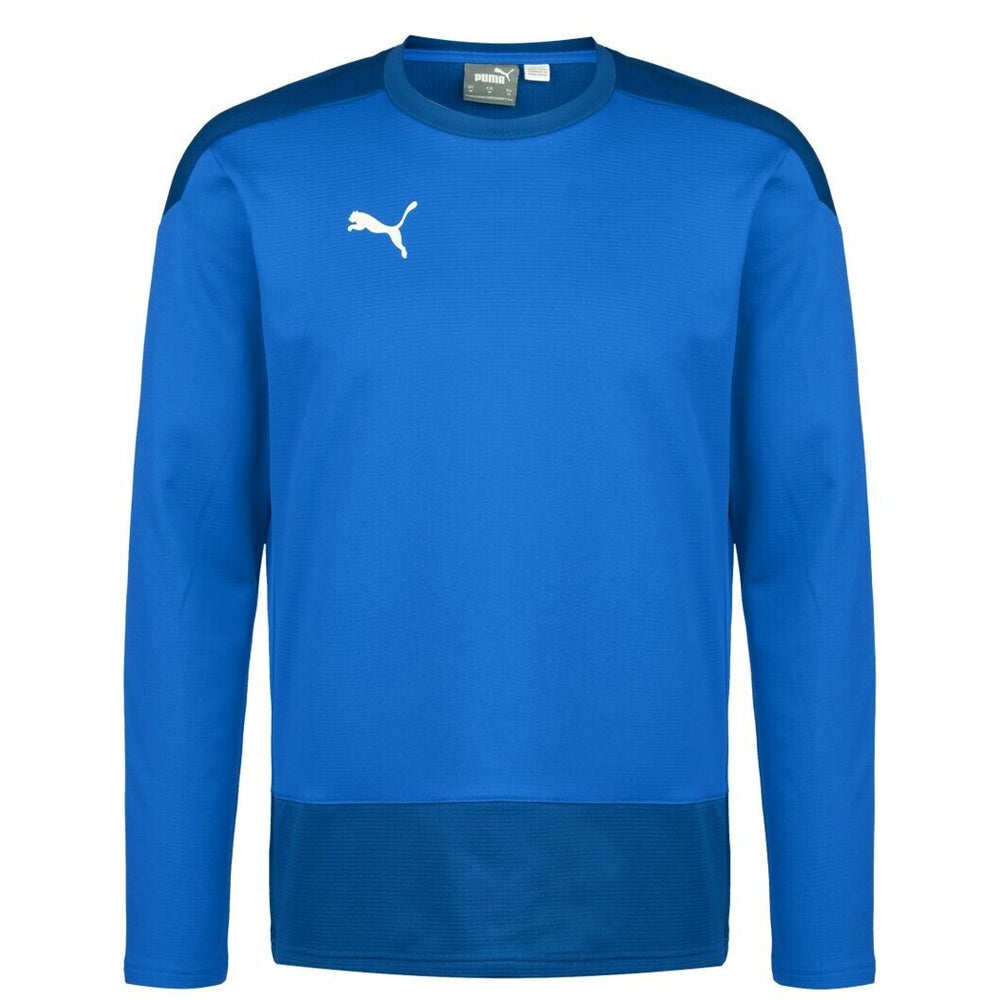 PUMA GOAL 23 TRAINING SWEAT ELECTRIC BLUE MENS