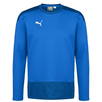 PUMA GOAL 23 TRAINING SWEAT ELECTRIC BLUE MENS