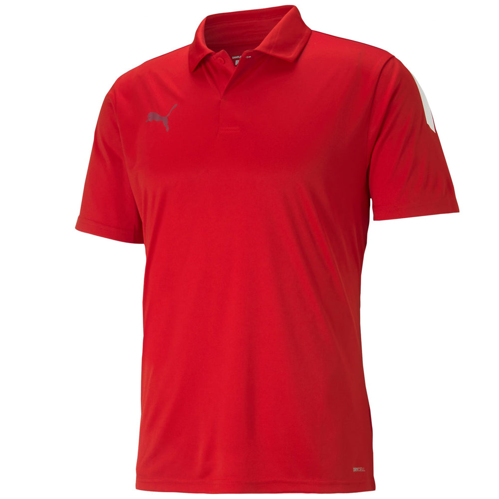 PUMA TEAM LIGA SIDELINE POLO RED MEN'S