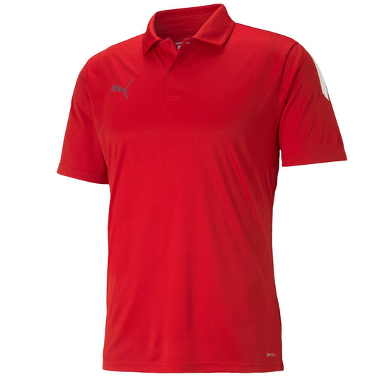 PUMA TEAM LIGA SIDELINE POLO RED MEN'S