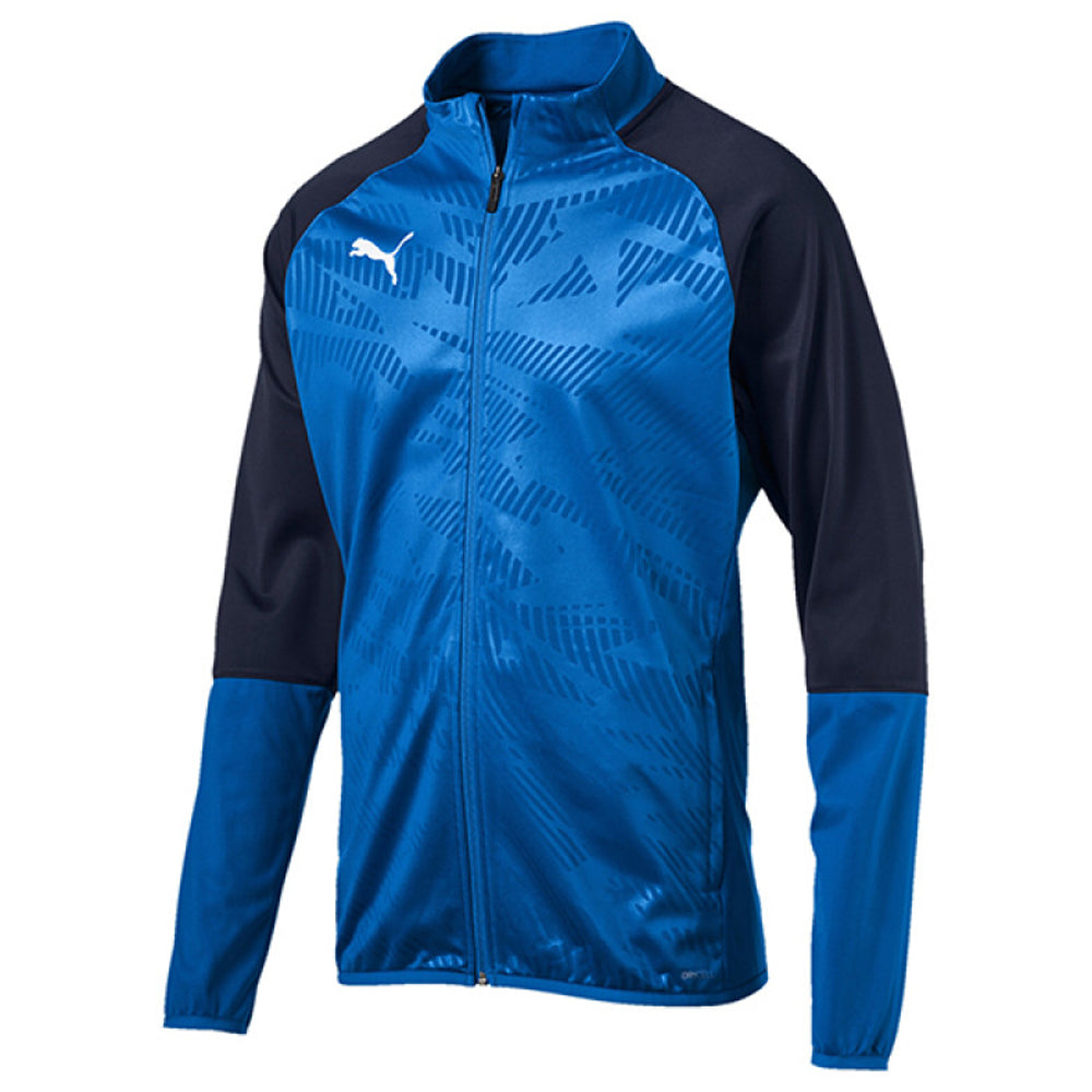 PUMA CUP TRAINING FULL ZIP JACKET BLUE/NAVY YOUTH