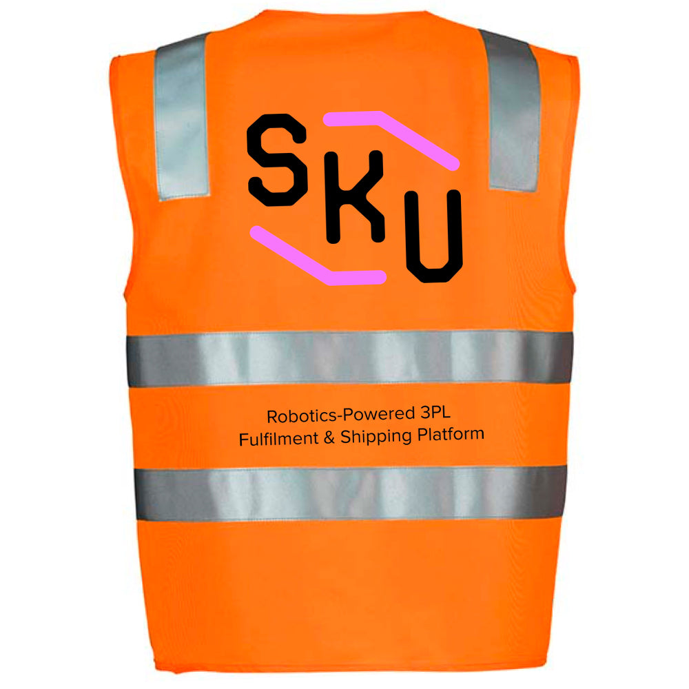 SKUTOPIA HI VIS BASIC VEST UNISEX