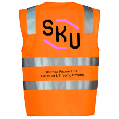 SKUTOPIA HI VIS BASIC VEST UNISEX