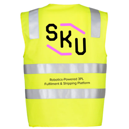SKUTOPIA HI VIS BASIC VEST UNISEX
