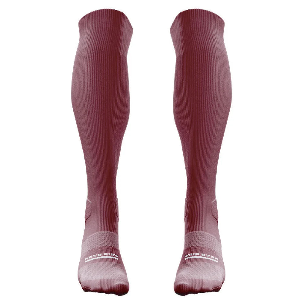 UNANDERRA FC GRIP STAR FOOTBALL SOCKS MAROON