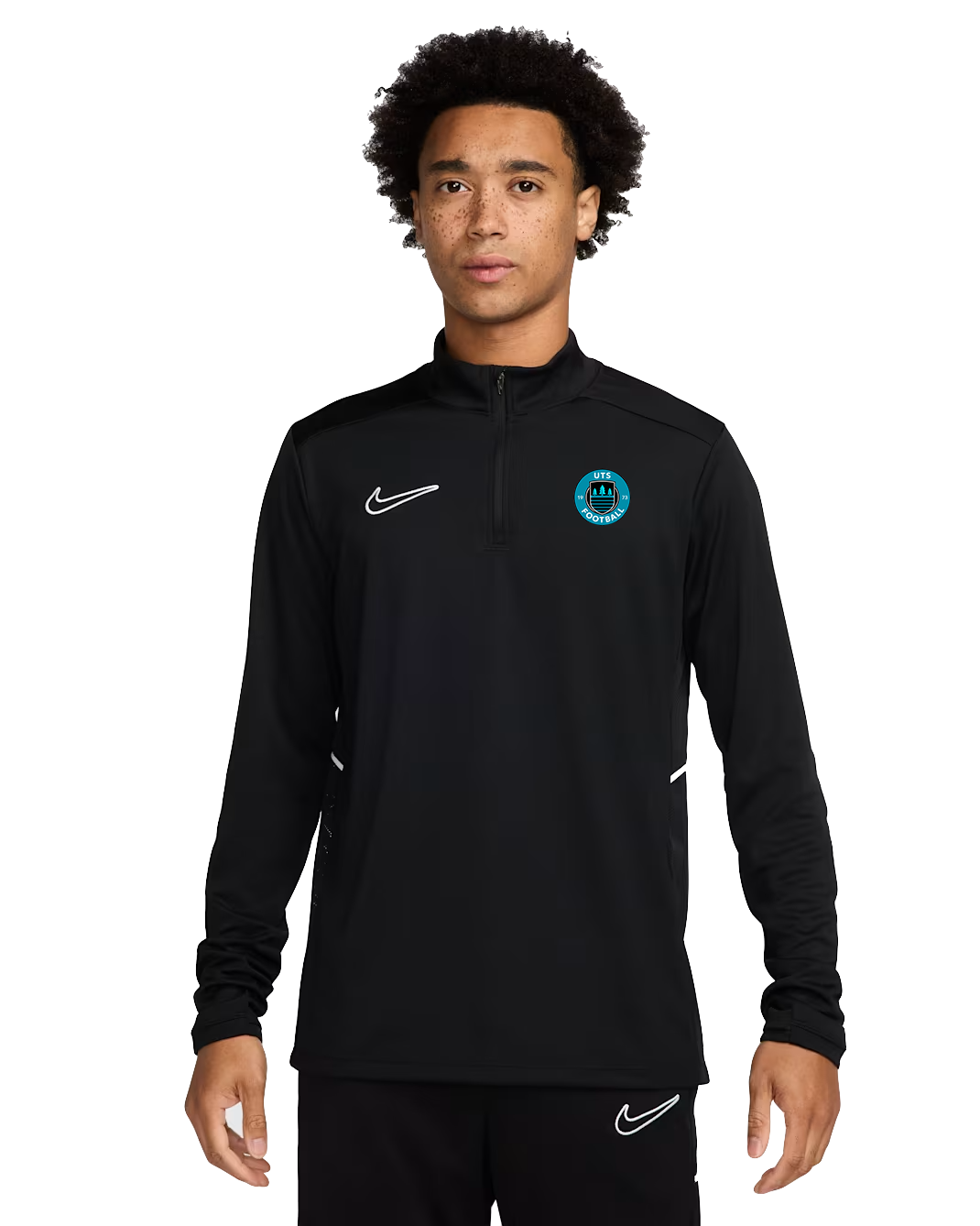NIKE UTS FC DRI-FIT ACADEMY 25 DRILL TOP BLACK MEN'S