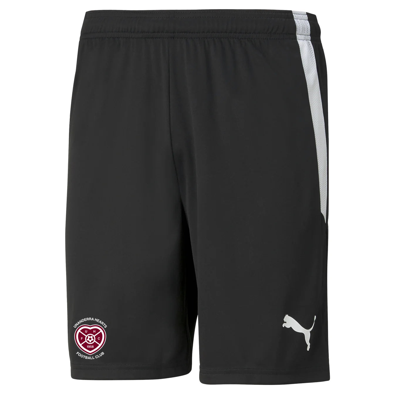 PUMA UNANDERRA HEARTS FC TEAM LIGA SHORTS BLACK-YOUTH
