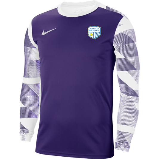 NIKE WAVERLEY OLD BOYS FC PARK 4 GOALKEEPER JERSEY PURPLE-MENS