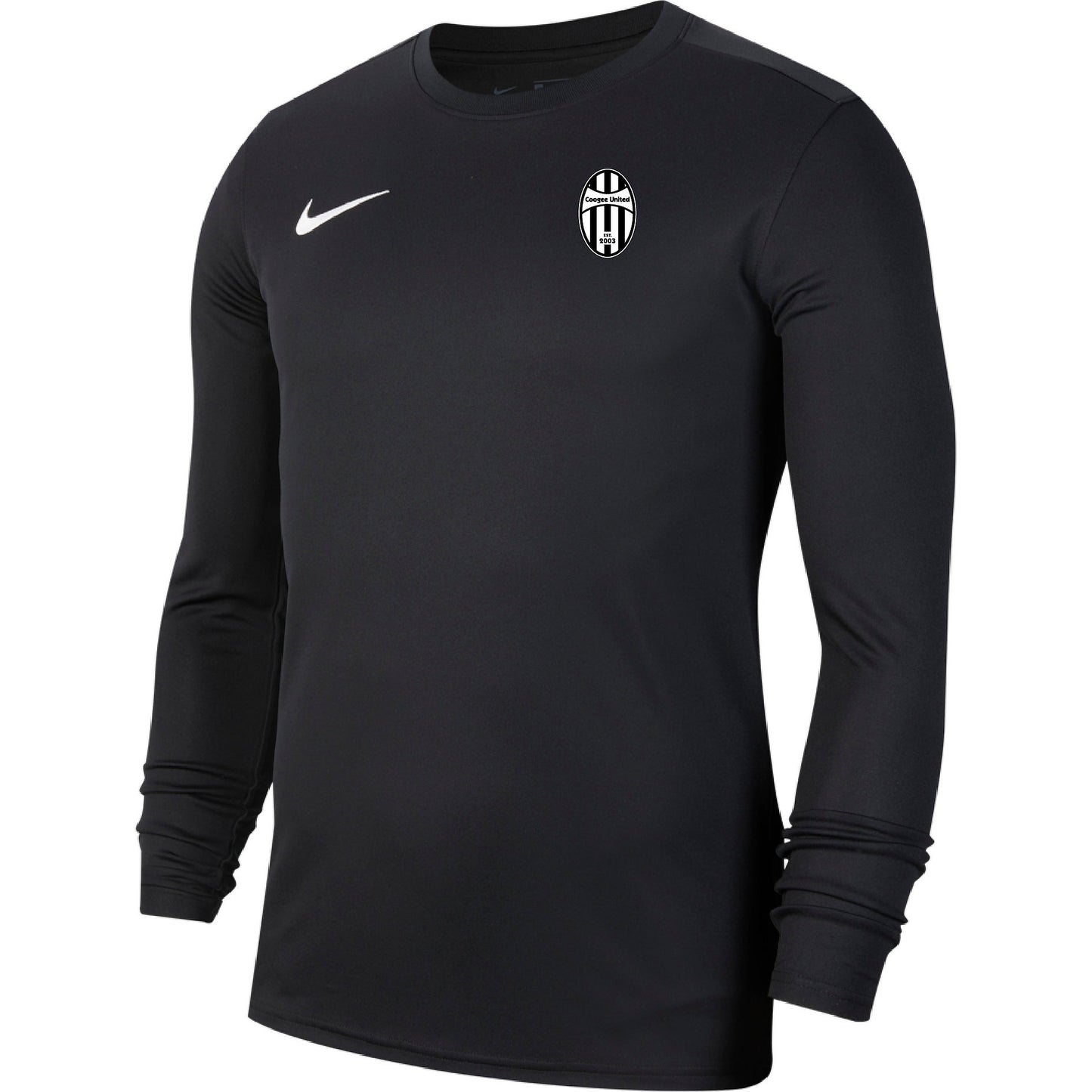 NIKE COOGEE UNITED PARK 7 LONG SLEEVE JERSEY BLACK MEN'S