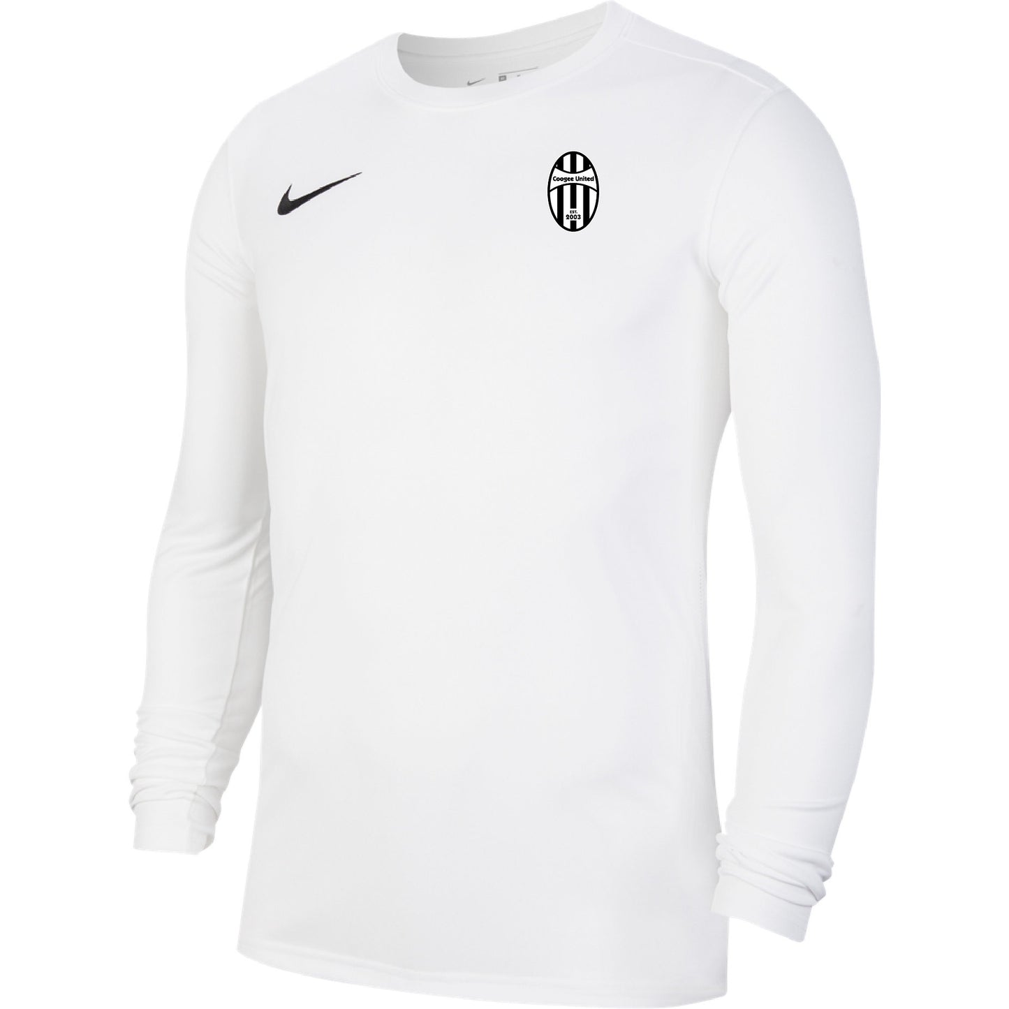 NIKE COOGEE UNITED PARK LONG SLEEVE JERSEY WHITE MEN'S