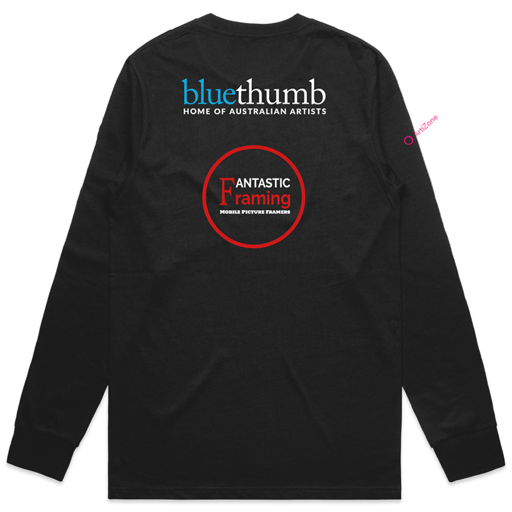 FANTASTIC FRAMING AS COLOUR CLASSIC LS TEE BLACK MENS NO G&M