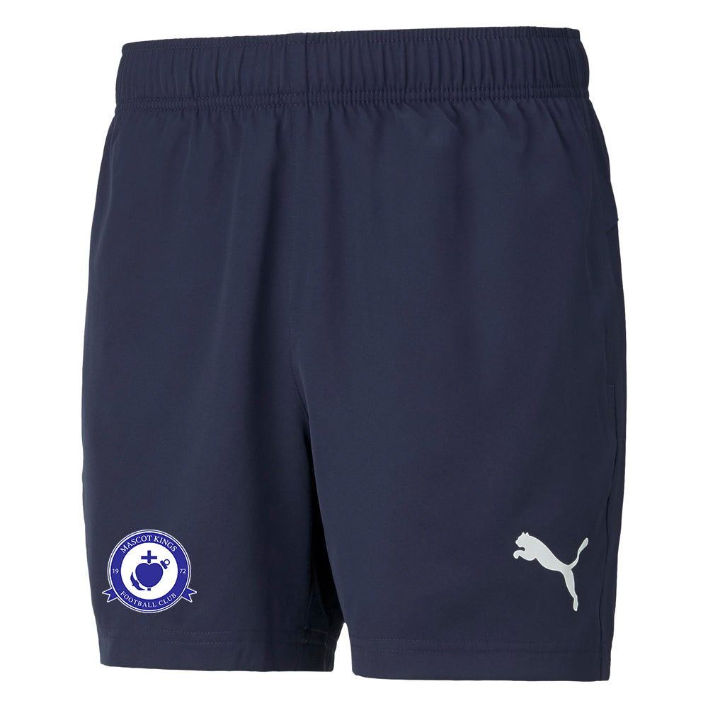 PUMA MASCOT KINGS FC ACTIVE WOVEN TRAINING SHORTS NAVY-ADULTS