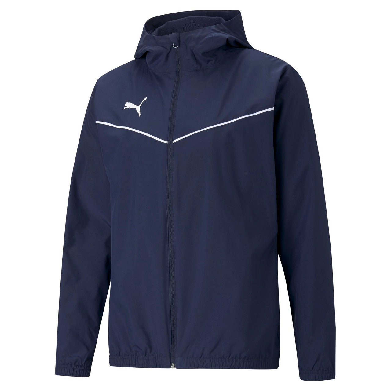 PUMA TEAM RISE ALL WEATHER JACKET NAVY-YOUTH