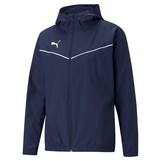 PUMA TEAM RISE ALL WEATHER JACKET NAVY-ADULTS