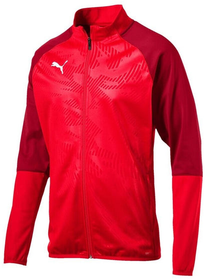 PUMA CUP TRAINING FULL ZIP JACKET RED/RED MENS