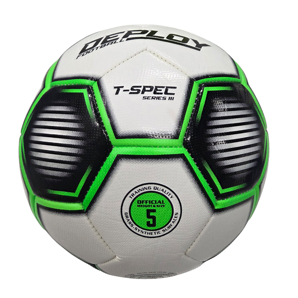 DEPLOY T-SPECT SERIES III FOOTBALL WHITE GREEN