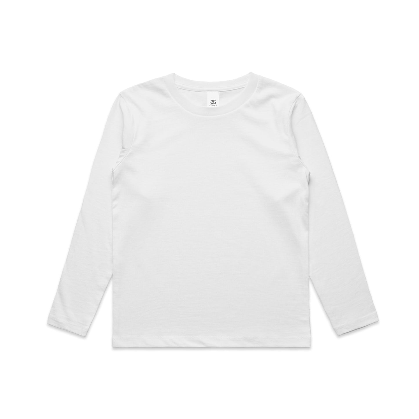 AS COLOUR STAPLE LS TEE BLACK-KIDS