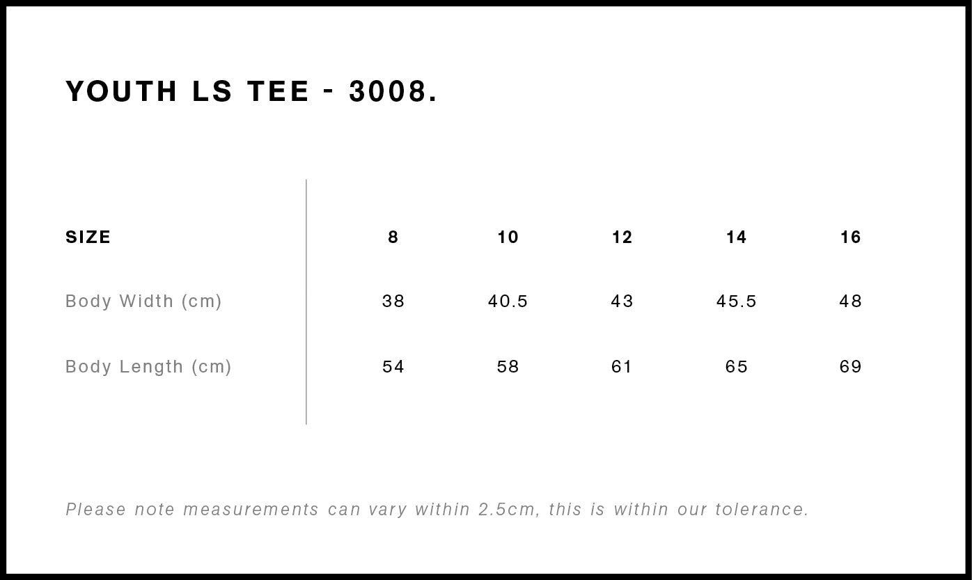 AS COLOUR STAPLE LS TEE YOUTH