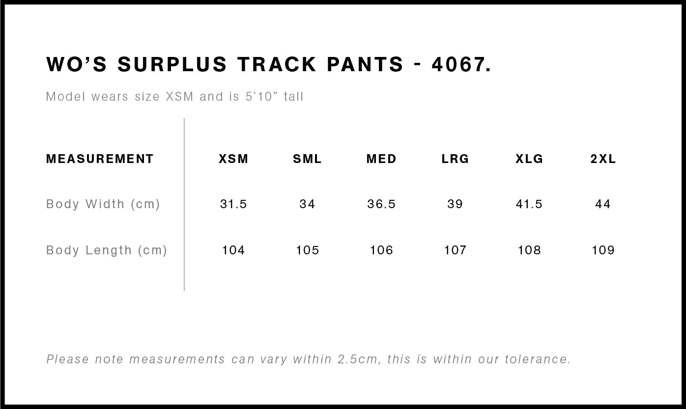 AS COLOUR SURPLUS TRACK PANT WOMENS