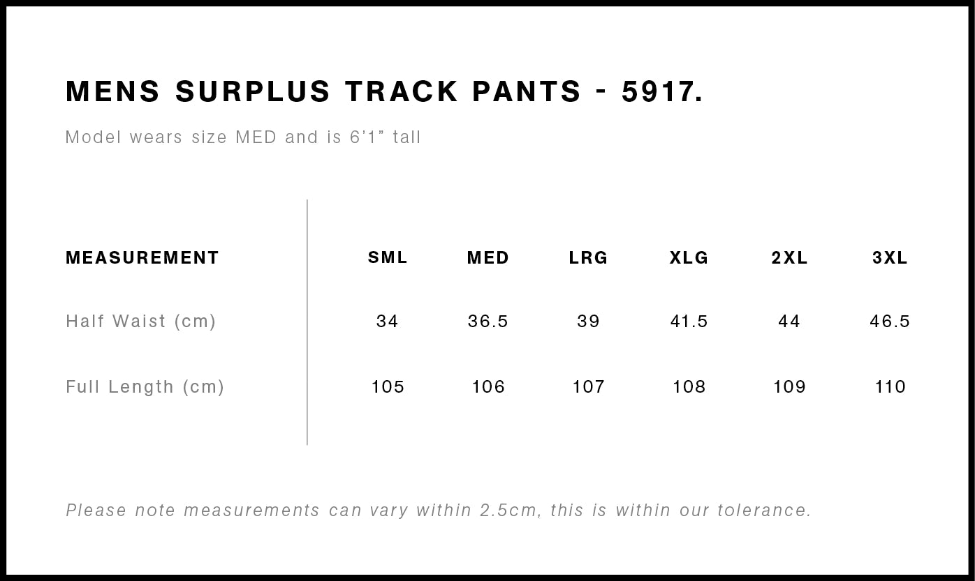 AS COLOUR SURPLUS TRACK PANTS MENS